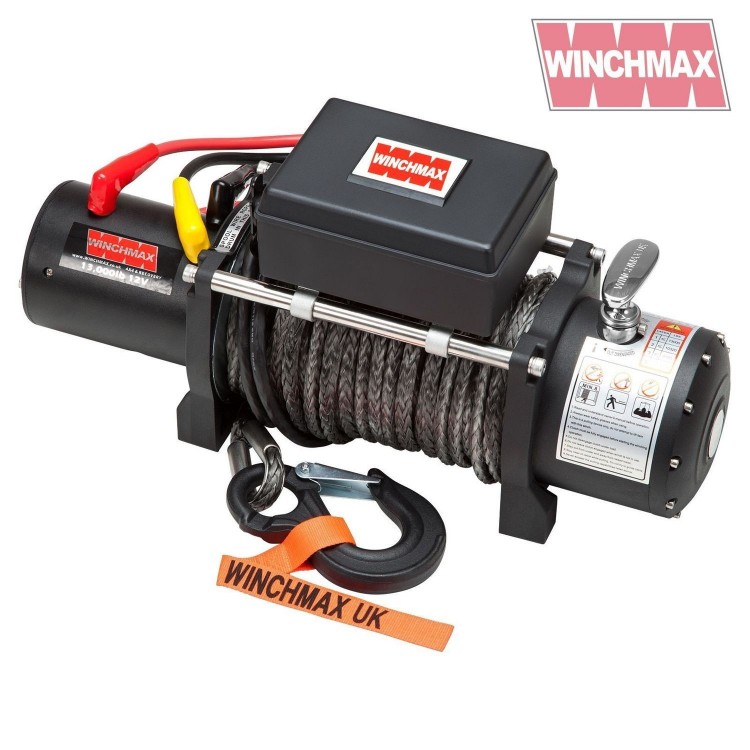 Treuil WINCHMAX 7.692 Kg 24 Volts avec corde synthétique LAND ROVER